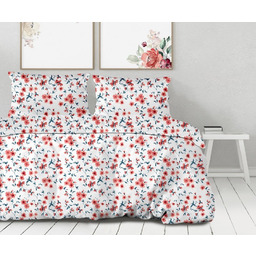 GRENO Pościel satynowa FROTEX 160x200 cm Akwarela