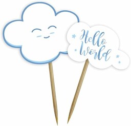 Folat - Niebieskie zbieracze Baby Shower Boy Party - 24 sztuki