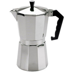 Cilio BARISTA Kawiarka Aluminiowa - Kafeteria do Espresso 300 ml - Srebrna