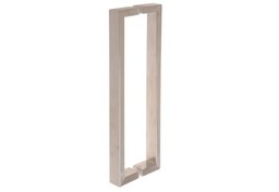 Pochwyt INOX dwustronny prostokątny B-Harko 15x30x450x50 matowy, stal nierdzewna SS 304 kpl. śrub