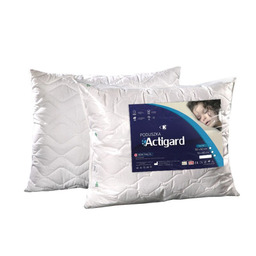 Poduszka antyalergiczna 50x80 Actigard 0,65 kg biała 100% bawełna wykończona substancją antybakteryjną Actigard AMW