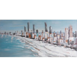 EUROFIRANY Obraz 654 140 x 70 cm Niebieski Zyskaj