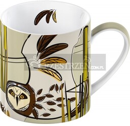 KUBEK CERAMICZNY - BRĄZOWA SOWA