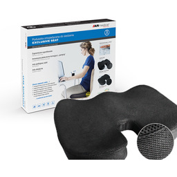 Ergonomiczna poduszka ortopedyczna do siedzenia z profilem i pamięcią kształtu - Exclusive Seat (MFP-4535)