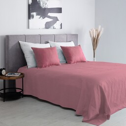 Narzuta na łóżko 260x260 Linen pink, 260 x 260 cm
