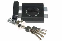 Zamek nawierzchniowy Gerda TYTAN ZX 1000 grafit atest kl. C, 4 klucze, uniwersalny