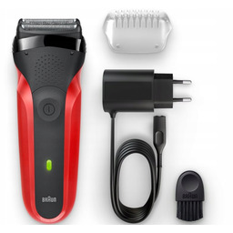 Braun Series 3 300 golarka foliowa Red 1 szt.