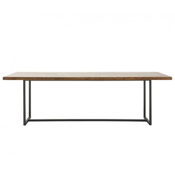House Doctor KANT Stół 240x90 cm Drewno Mango i Czarna Rama