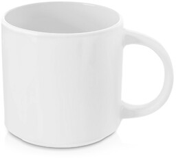 Kubek porcelanowy biały MONA 330 ml