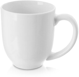 Kubek porcelanowy biały MONA 450 ml