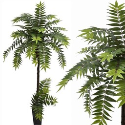 DRZEWKO Z LIŚCI KOMPOZYCJA 155 CM