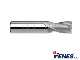 FENES Frez trzpieniowy do metalu 14 mm 2-ostrzowy do rowków na wpusty długi walcowo-czołowy chwyt walcowy NFPI-A HSS 0641-551-105-140