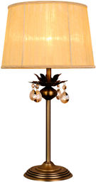 Candellux ADONIS 41-27535 lampa stołowa patyna kryształki patyna 1X60W E27 30cm