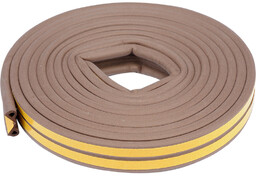 Stomil Sanok USZCZELKA DO OKIEN I DRZWI, EPDM, TYP P, BRĄZ, 6M 76761