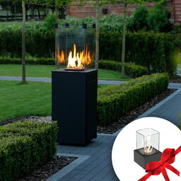 Ogrzewacz tarasowy Patio Mini czarny +