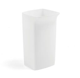 Pojemnik na odpady ALFRED, 590x320x360 mm, 40 L, biały