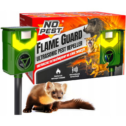 Ultradźwiękowy Odstraszacz Kun Na Kuny Przeciw Kunom No Pest Flash Guard