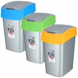 Kosz na śmieci Curver Flip Bin 10L, 3 szt.