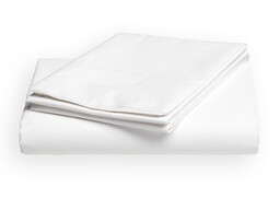 Darymex Prześcieradło hotelowe bez gumki 160x220 białe bawełniane