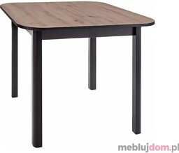 Stół DANTE II Signal Dąb Artisan + Czarny Mat