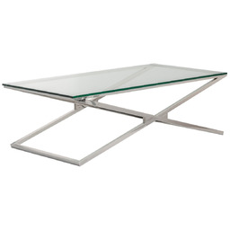 Ława Flavio silver 130x70x41cm, 70 x 130 x 41 cm