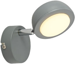 Candellux MILD 91-66534 kinkiet lampa ścienna szary 1X6W LED 3000K 8,5cm