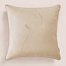 POSZEWKA DEKORACYJNA MADEMOISELLE - KREMOWA 40x40