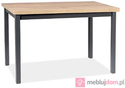 Stół ADAM Signal 68x120, Dąb artisan + czarny