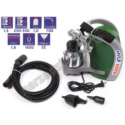 Pistolet elektryczny do malowania HVLP + kompresor