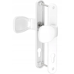 Medos pochwyt pochwyt do drzwi Pcv, Alu, szer.32mm, 92mm, biały Ral 9016