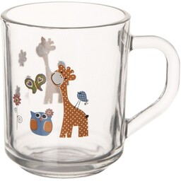 Kubek szklany ŻYRAFA 230 ml