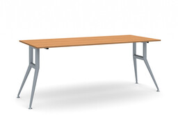 Stół konferencyjny do biura WIDE, 180x80 cm, czereśnia