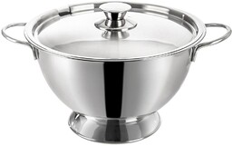 Waza na zupę stalowa z pokrywą 4,5 l