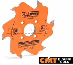 Frez lamello do drewna, średnica 100 mm, średnica otworu 22 mm, grubość zęba 3,96 mm - CMT (240.006.04)