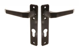 Klamka drzwiowa K-90 (165) wąska 72 brązowa