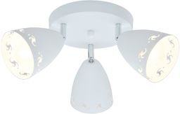 Candellux COTY 98-67135 plafon lampa sufitowa biały mat metalowy klosz 3X40W E14 38cm