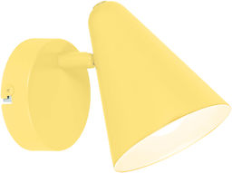 Candellux AMOR 91-68774 kinkiet lampa ścienna metalowy klosz bananowy 1X40W E14 10cm