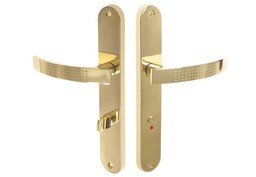 Klamka drzwiowa GAMET TALIA DH-T-11-03 WC 72 lewa złota