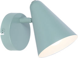 Candellux AMOR 91-63342 kinkiet lampa ścienna szary mat metalowy klosz regulacja szary mat 1X40W E14 10 cm