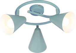 Candellux AMOR 98-63359 plafon lampa sufitowa szary mat spirala regulacja klosza 3X40W E14 47cm