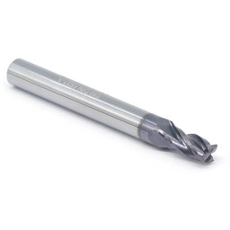 DARMET Frez trzpieniowy z chwytem walcowym do metalu 5 mm 4-ostrzowy DIN 6527-A VHM/TiAIN