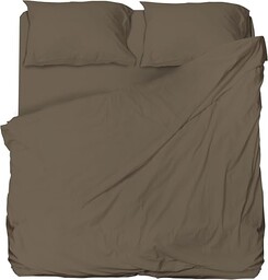 hermet Zestaw Pościeli Podwójnej Mikrofibry, Tortora, Kompletny Łóżko, Pościel Powyżej, Pościel Z Narożnikami, Para Poszewki, Zwycięzca