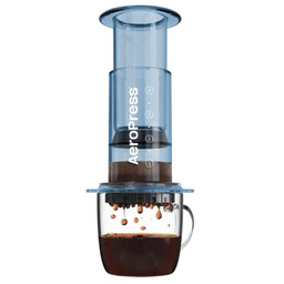 Zaparzacz do kawy AeroPress Clear - Niebieski