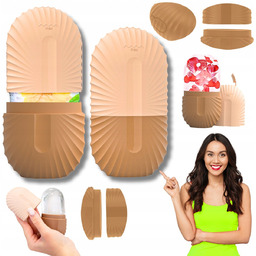 LODOWY WAŁEK DO TWARZY MASAŻU CHŁODZĄCY ROLLER SILIKONOWY NATURALNY LIFTING