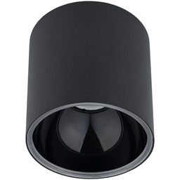 Lampa sufitowa plafon HALO LED czarna 8196