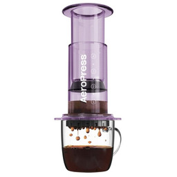 Zaparzacz do kawy AeroPress Clear - Fioletowy