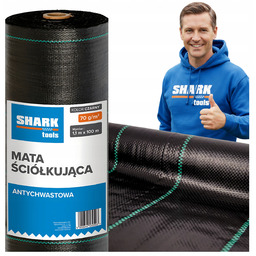 Agrotkanina Agrowłóknina Czarna 1,1x100m 70g/m² Mata Ściółkująca Na Chwasty