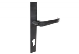 Klamka drzwiowa FAM 14111 92/240/32 brąz czekoladowy prawa (3 śruby)