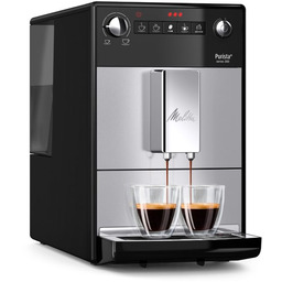 Ekspres do kawy Melitta Purista F23/0-101 - srebrno czarny + 1kg kawy GRATIS