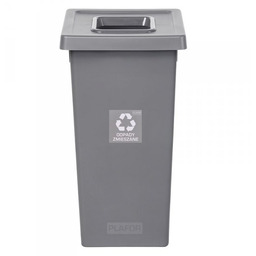 Plafor Sp. Z O.o Kosz do segregacji FIT BIN 75L szary "ODPADY ZMIESZANE"